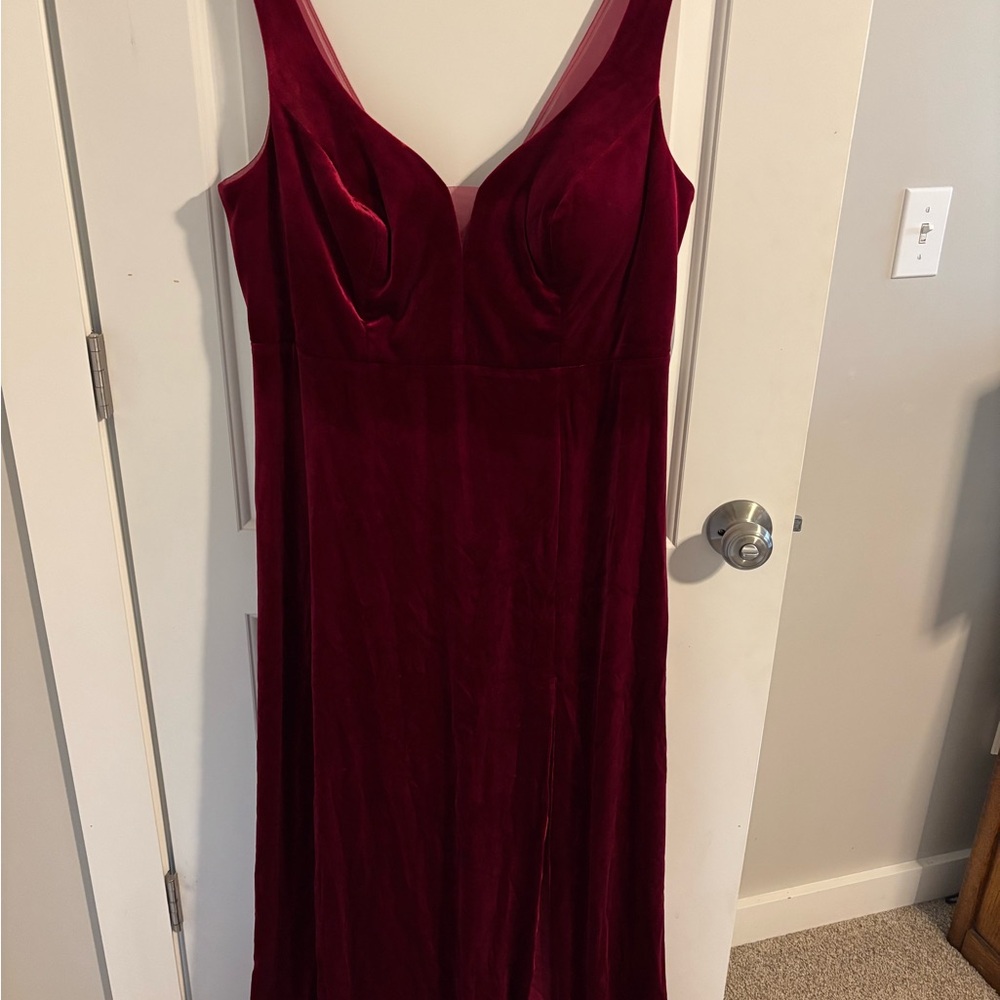 Azazie Velvet Dress